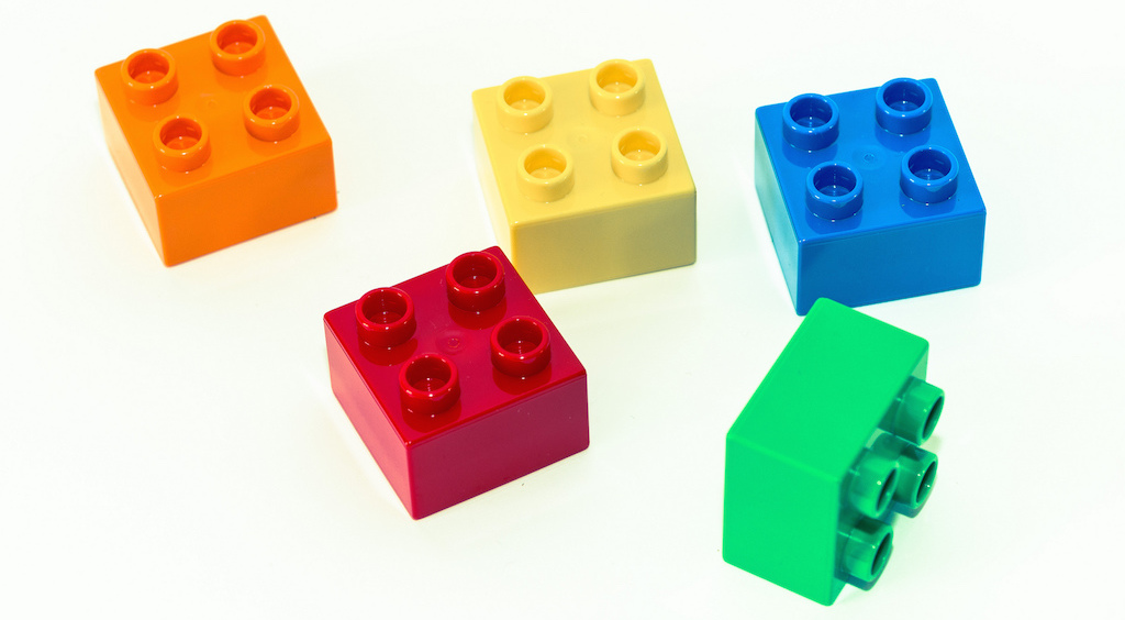 Bloques de Lego de colores